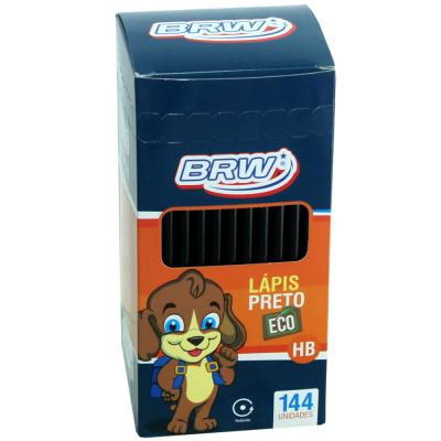 LAPIS PRETO CX C/ 144UNDS HB PLASTICO