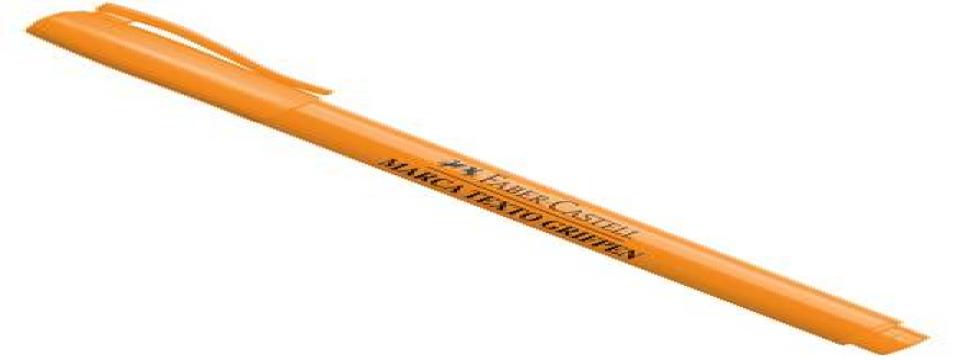 MARCA TEXTO LARANJA