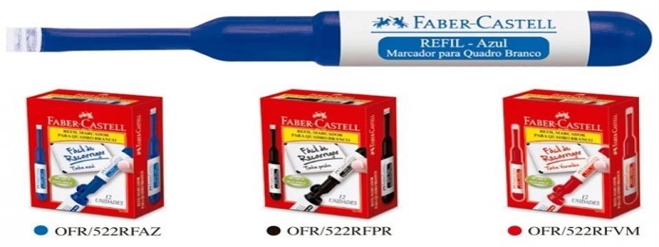 REFIL MARCADOR QUADRO BRANCO AZUL