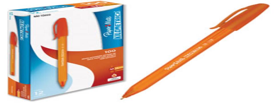 CANETA KILOMETRICA LARANJA 100 1.0 M