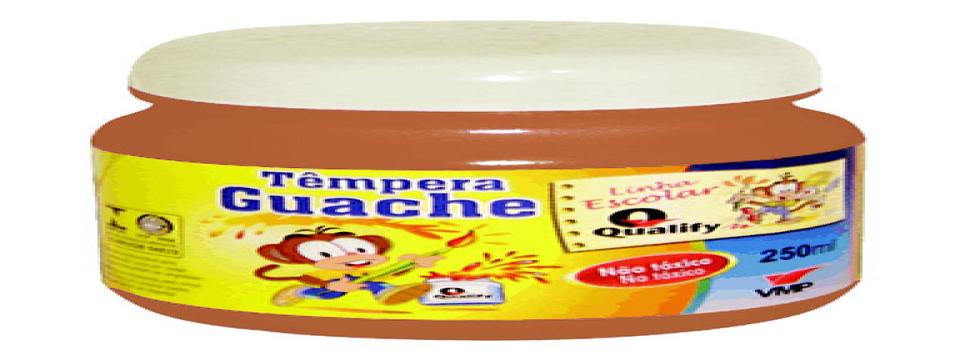 TINTA GUACHE 250ML MARROM