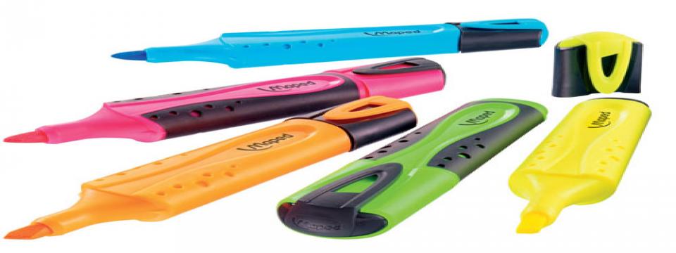 MARCA TEXTO FLUO PEPS ROSA