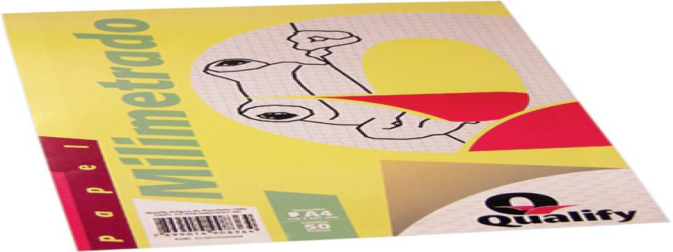 PAPEL MILIMETRADO A4 C/50FLS