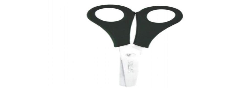 TESOURA ESCOLAR PRETA 13CM