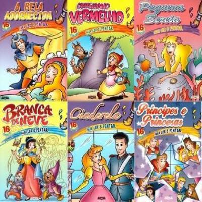 CLASSICOS INFANTIL PARA LER E PINTAR